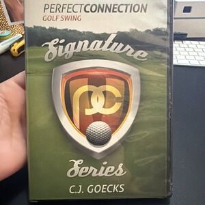 PERFECT CONNECTION GOLF SWING Signature Series DVD Sport Instruction C.J. Goecks